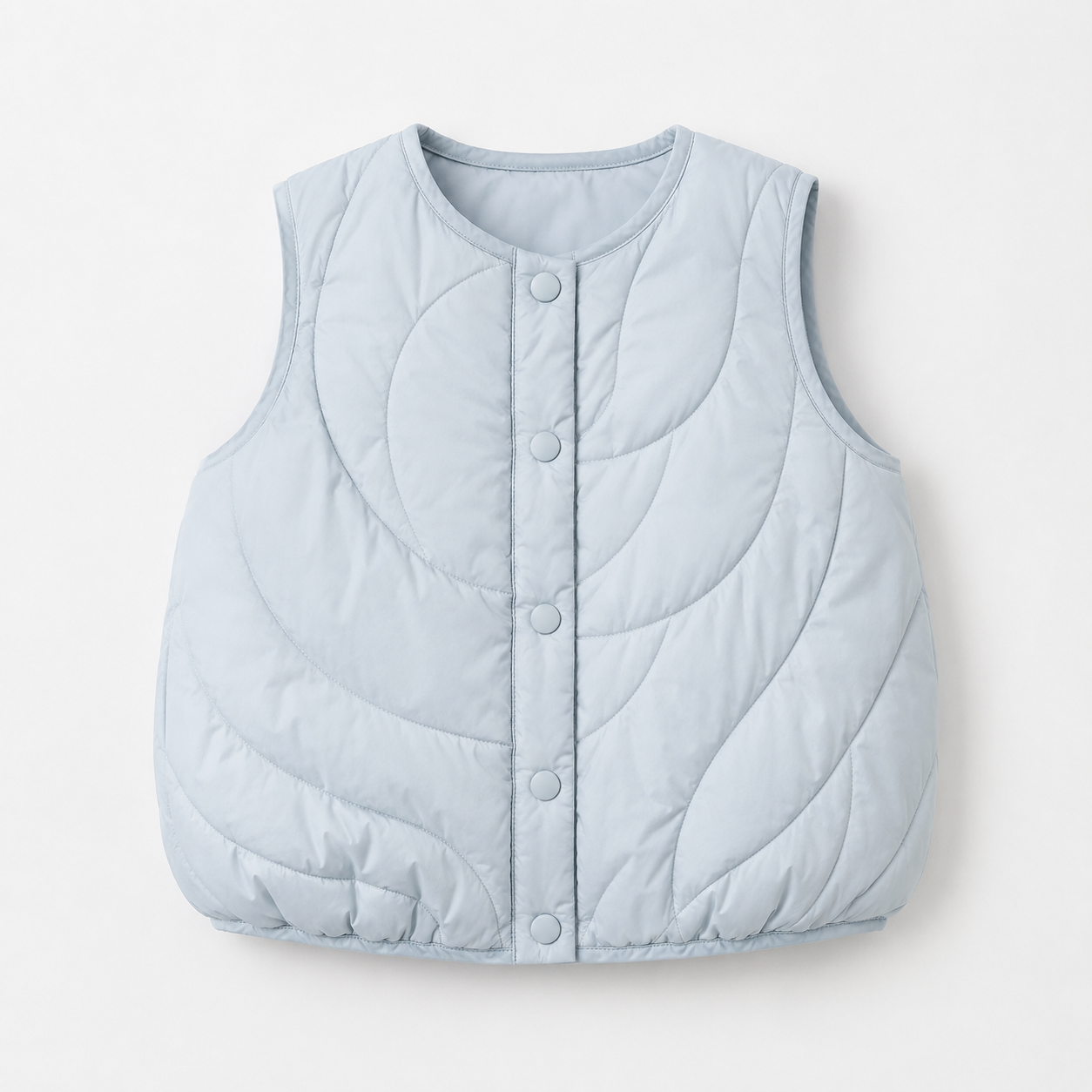 Kids’ 2-Piece Knit Hoodie & Quilted Vest Set